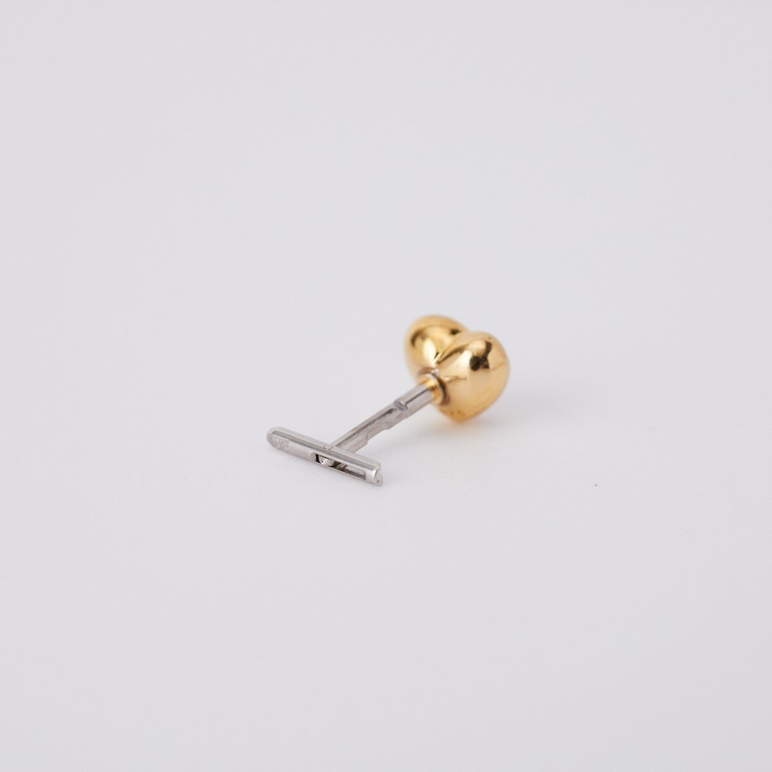 Baqless [バックレス] アミティ ハートレットゴールドピアス [261AM-HT-YG] GOLD