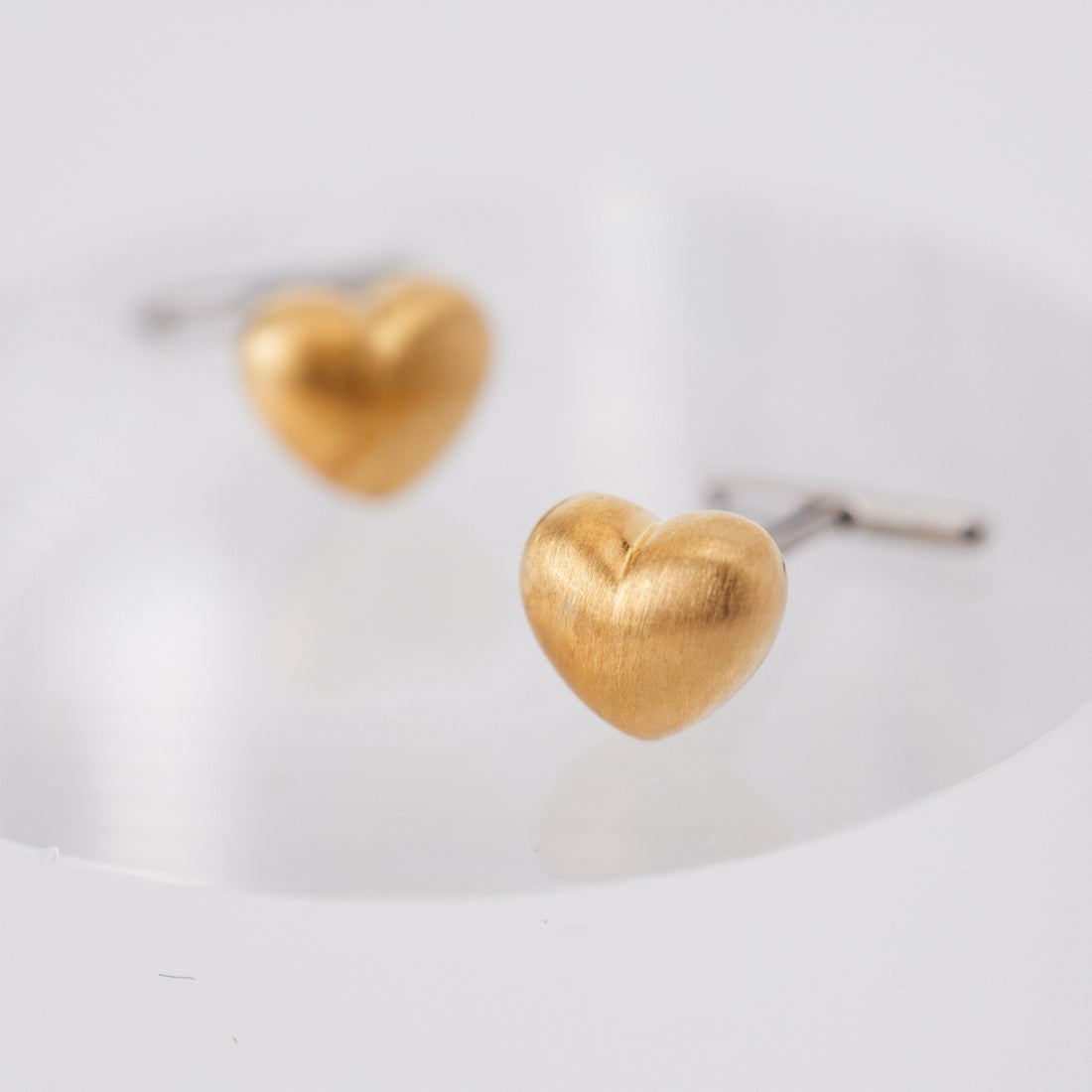 Baqless [バックレス] アミティ ハートレットゴールドピアス [261AM-HT-YG] GOLD