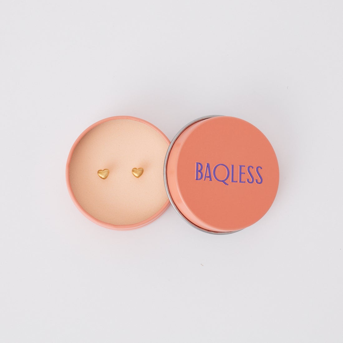 Baqless [バックレス] アミティ ハートレットゴールドピアス [261AM-HT-YG] GOLD