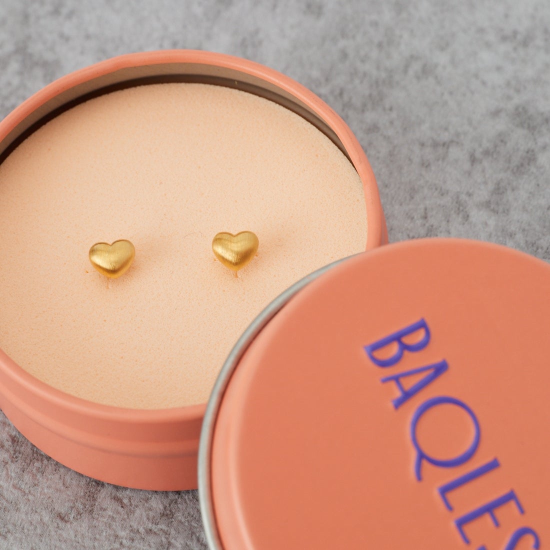 Baqless [バックレス] アミティ ハートレットゴールドピアス [261AM-HT-YG] GOLD