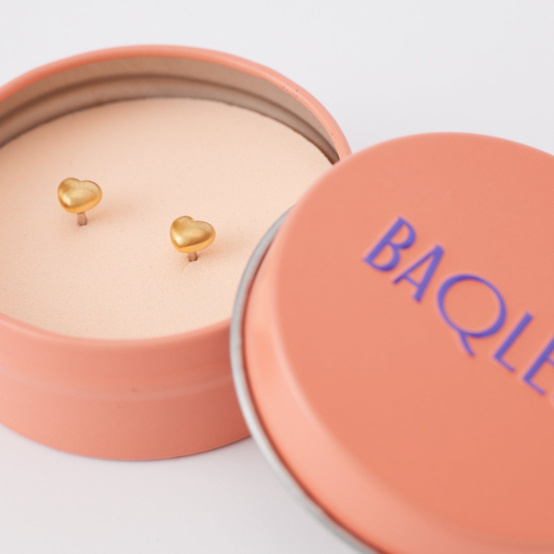 Baqless [バックレス] アミティ ハートレットゴールドピアス [261AM-HT-YG] GOLD