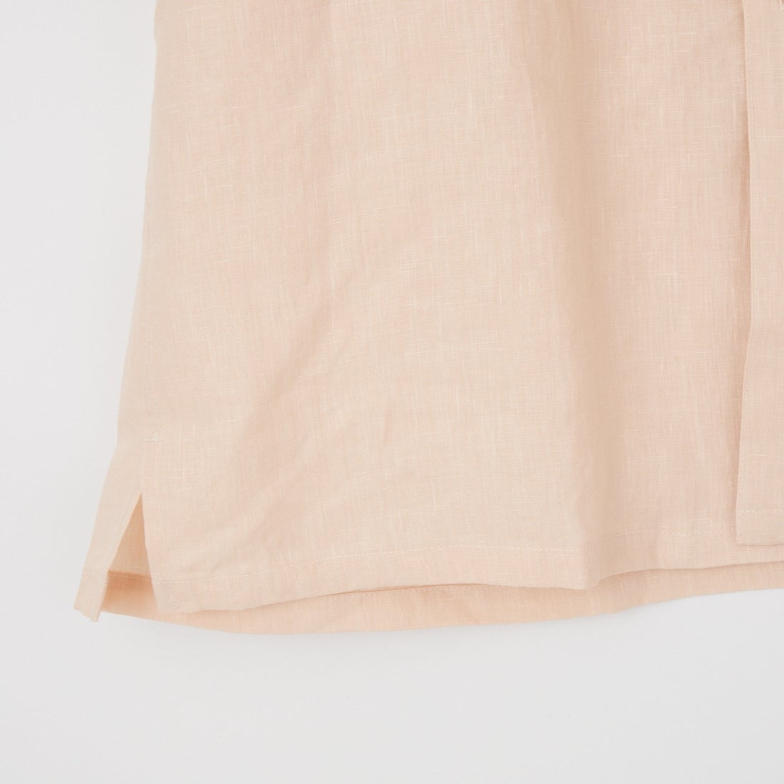 A VONTADE [アボンタージ] イタリアンカラー ショートスリーブシャツ [VTD-0398-SH] 28 ECRU