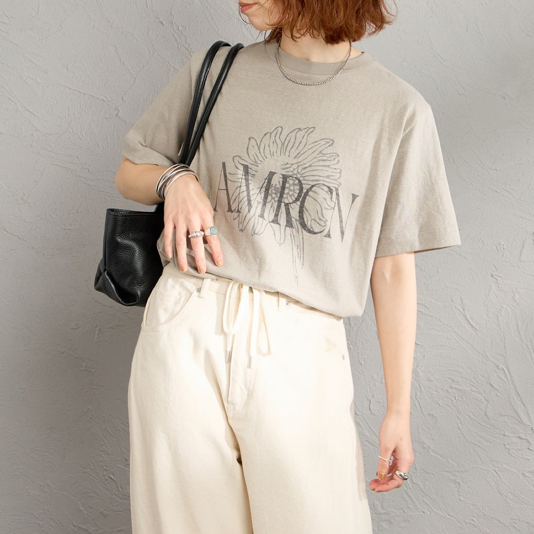 LTｸﾞﾚｰ&&モデル身長：158cm 着用サイズ：ONE SIZE&&