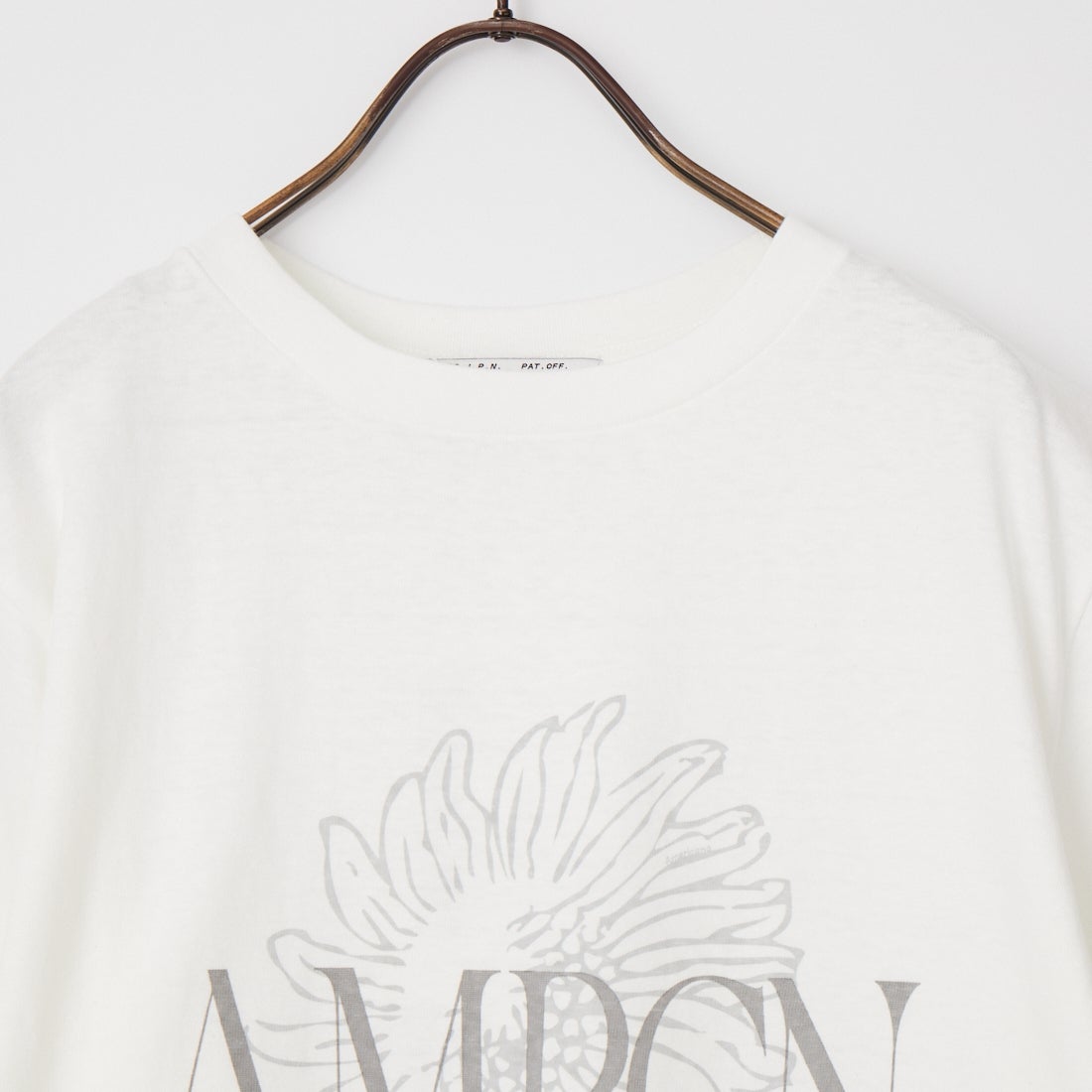 Americana [アメリカーナ] AMRCN FLOWER プリントTシャツ [BRF-807A-1] ﾎﾜｲﾄ