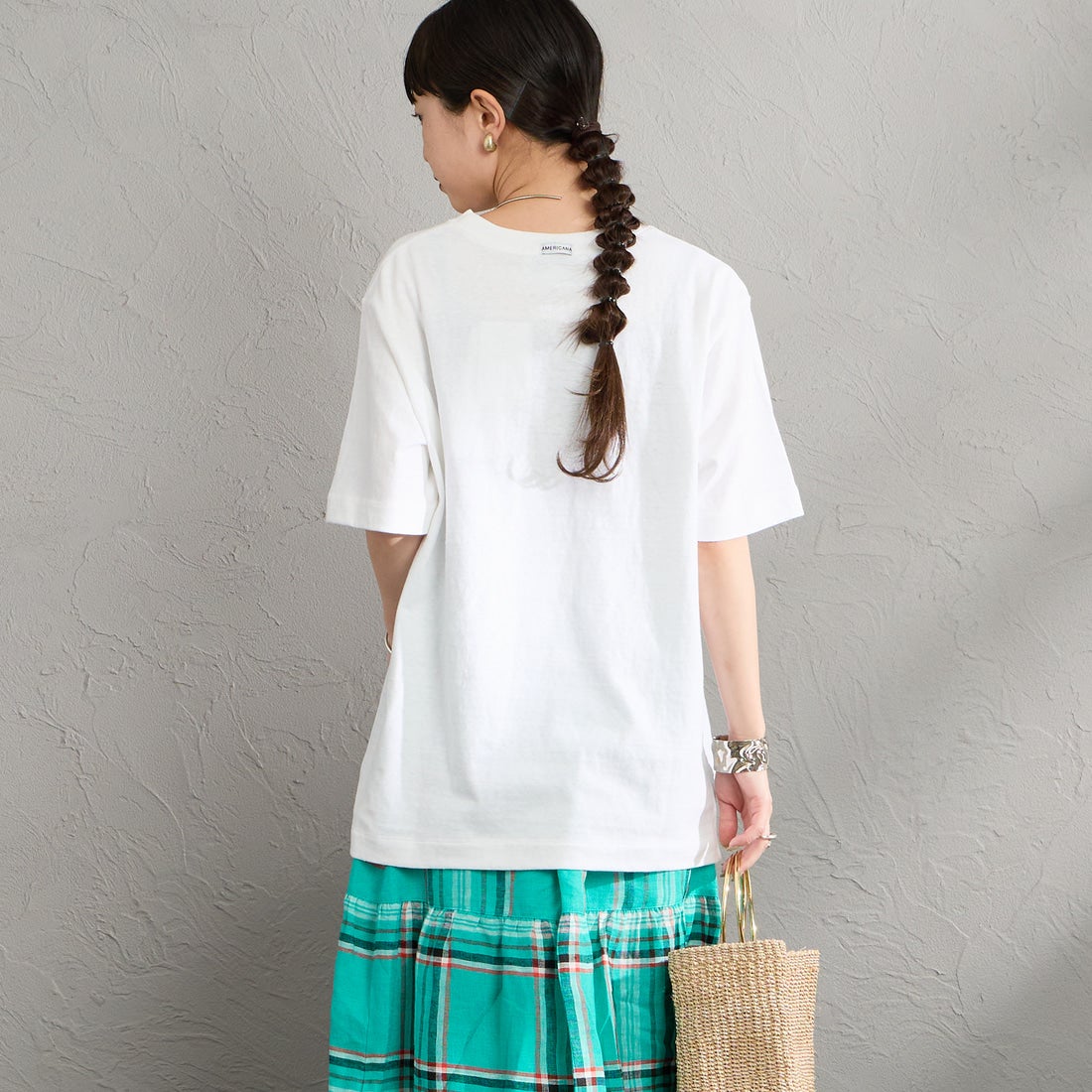 Americana [アメリカーナ] AMRCN FLOWER プリントTシャツ [BRF-807A-1