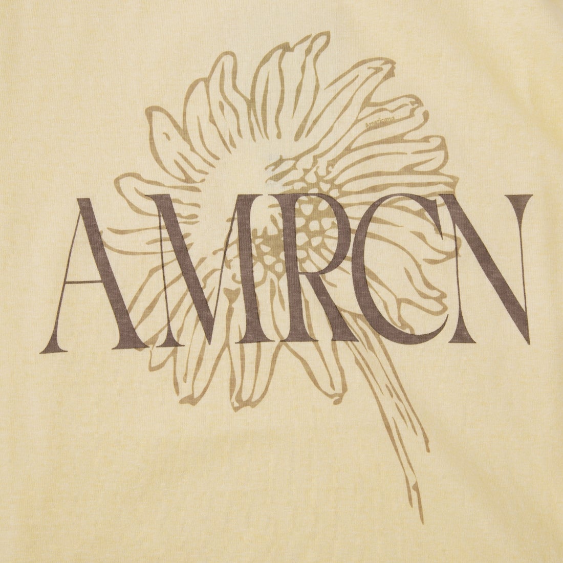 Americana [アメリカーナ] AMRCN FLOWER プリントTシャツ [BRF-807A-1] LTｲｴﾛｰ