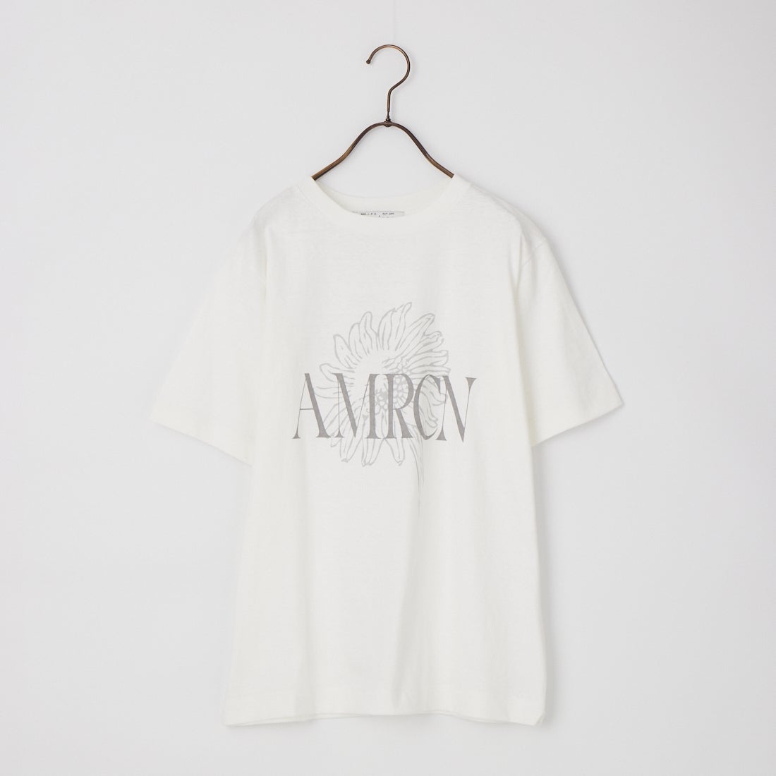 Americana [アメリカーナ] AMRCN FLOWER プリントTシャツ [BRF-807A-1] ﾎﾜｲﾄ
