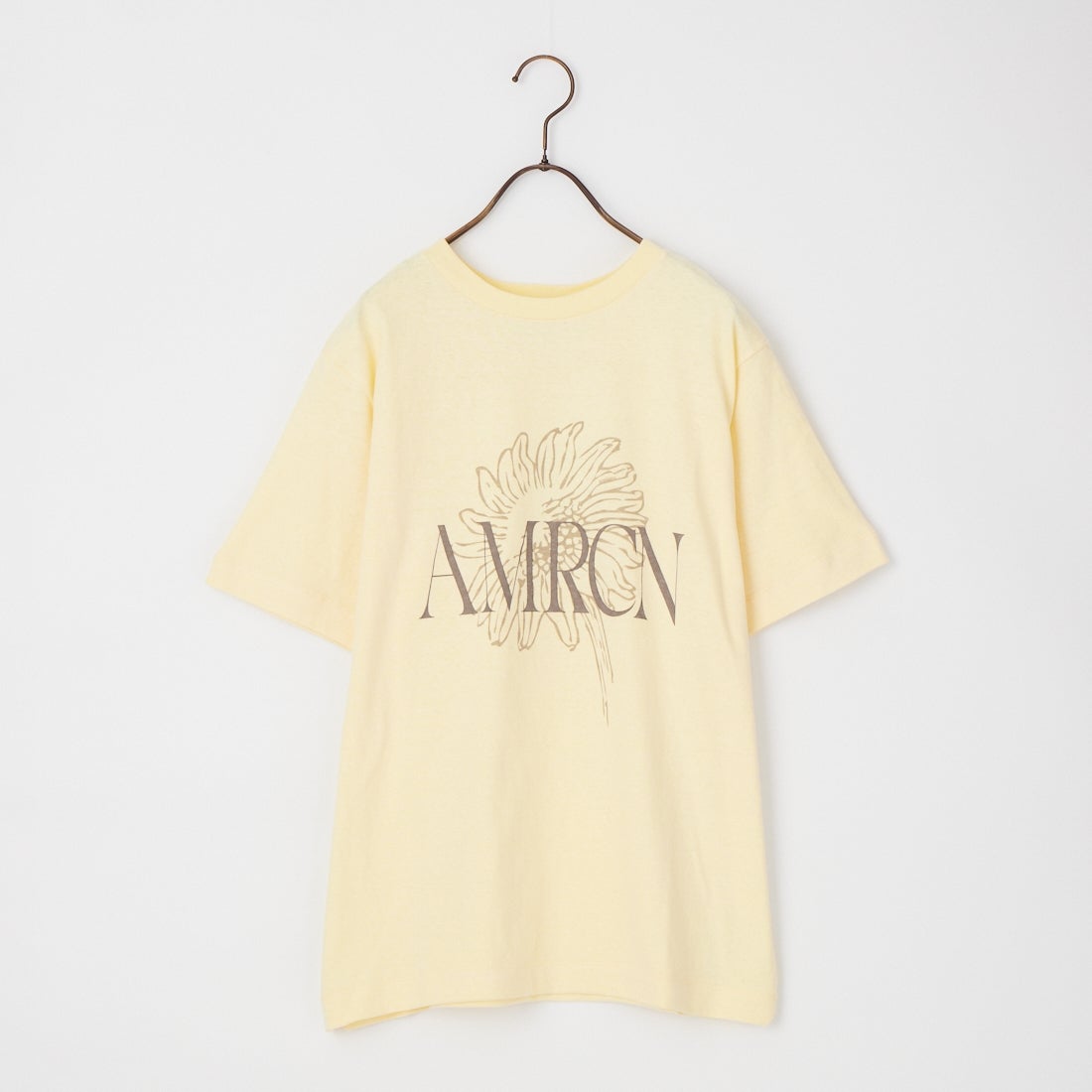 Americana [アメリカーナ] AMRCN FLOWER プリントTシャツ [BRF-807A-1] LTｲｴﾛｰ