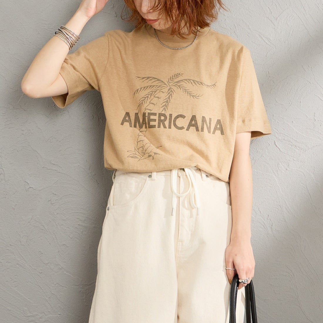 LTｼﾅﾓﾝ&&モデル身長：158cm 着用サイズ：ONE SIZE&&