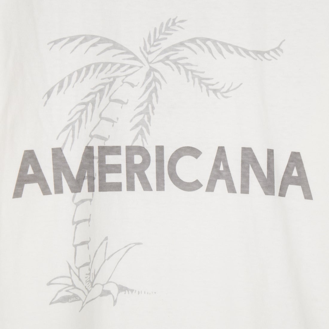 Americana [アメリカーナ] AMERICANA PALM TREE プリントシャツ [BRF-807A-2] ﾎﾜｲﾄ