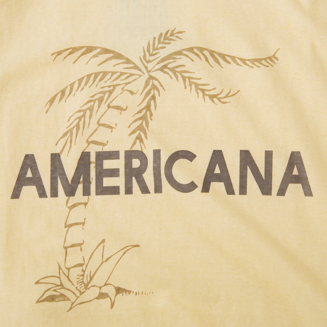 Americana [アメリカーナ] AMERICANA PALM TREE プリントシャツ [BRF-807A-2] LTｲｴﾛｰ
