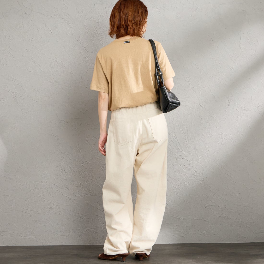 Americana [アメリカーナ] AMERICANA PALM TREE プリントシャツ [BRF-807A-2] LTｼﾅﾓﾝ &&モデル身長：158cm 着用サイズ：ONE SIZE&&