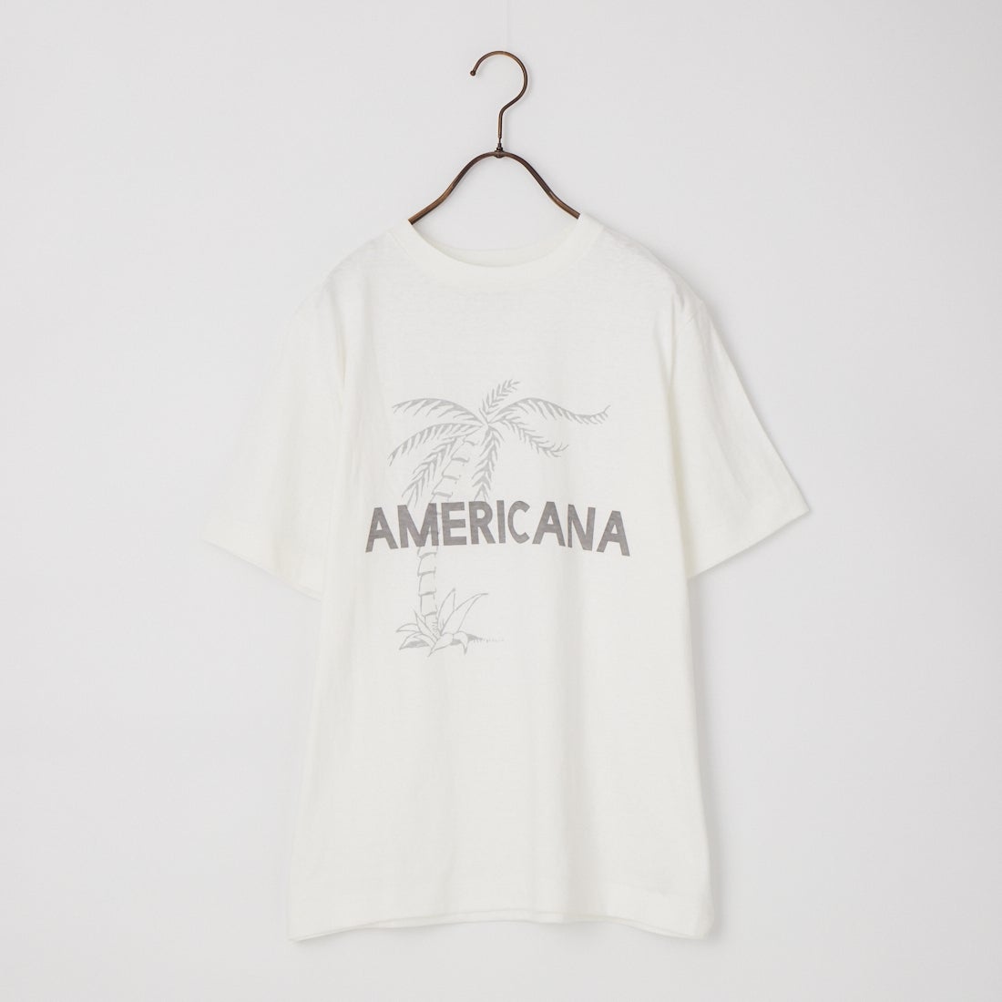 Americana [アメリカーナ] AMERICANA PALM TREE プリントシャツ [BRF-807A-2] ﾎﾜｲﾄ