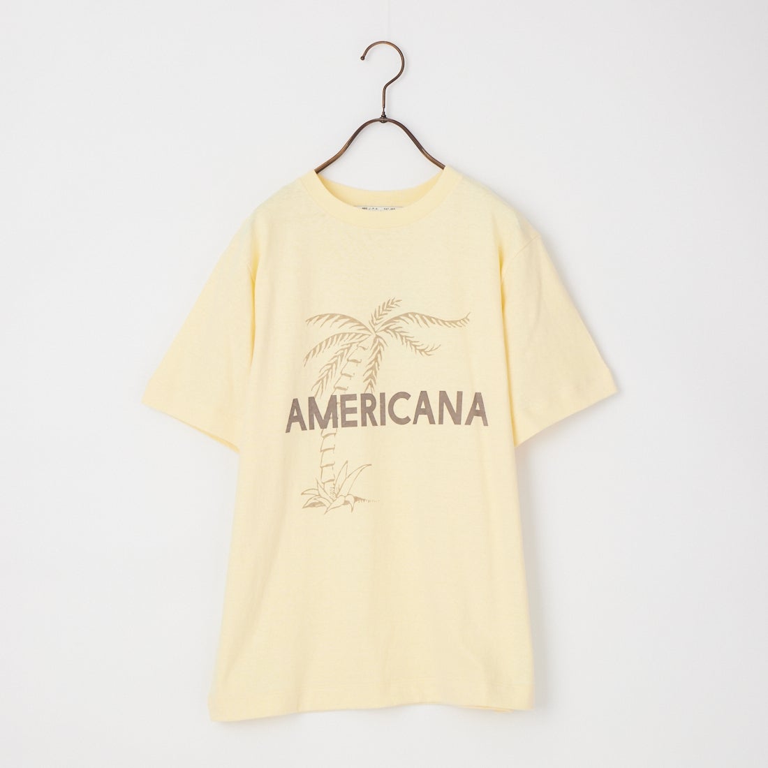 Americana [アメリカーナ] AMERICANA PALM TREE プリントシャツ [BRF-807A-2] LTｲｴﾛｰ