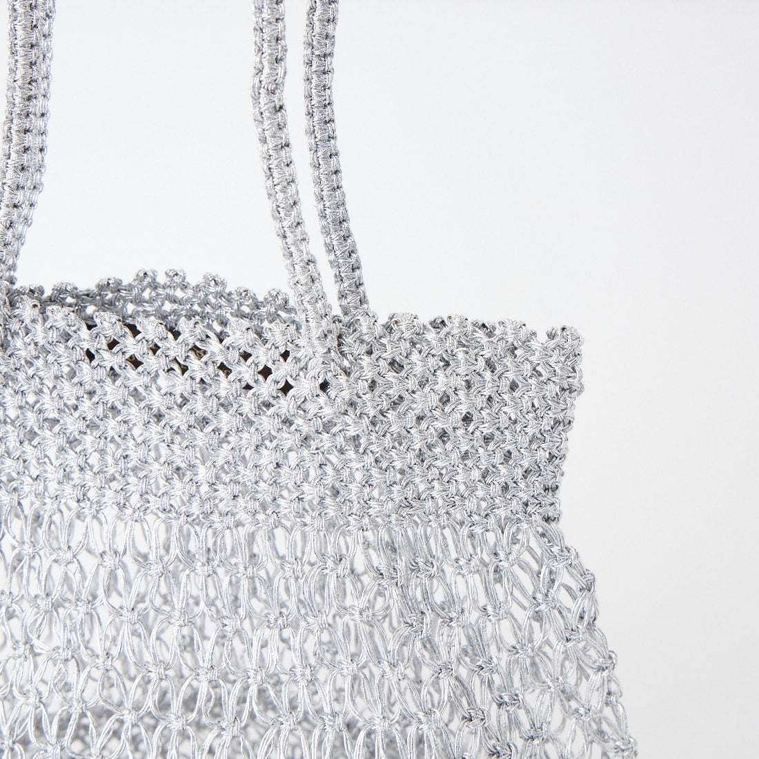 BAGMATI [バグマティ] メタリックメッシュトートバッグ [170805-M] SILVER