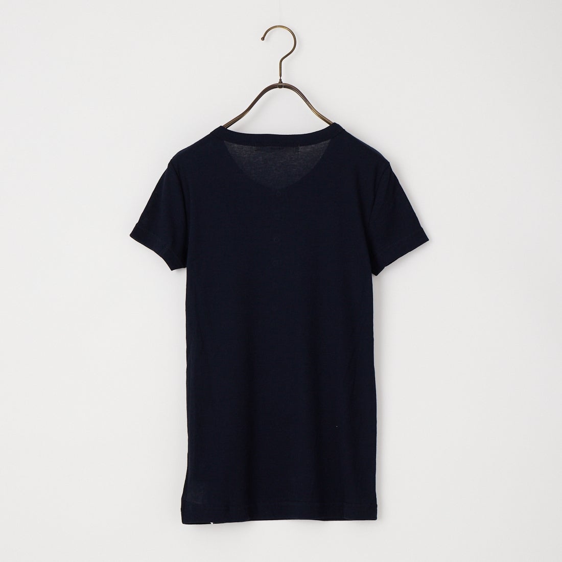 USINE [ユジーヌ] シアーリブヘンリーネックTシャツ [21267068] 076 ﾈｲﾋﾞｰ