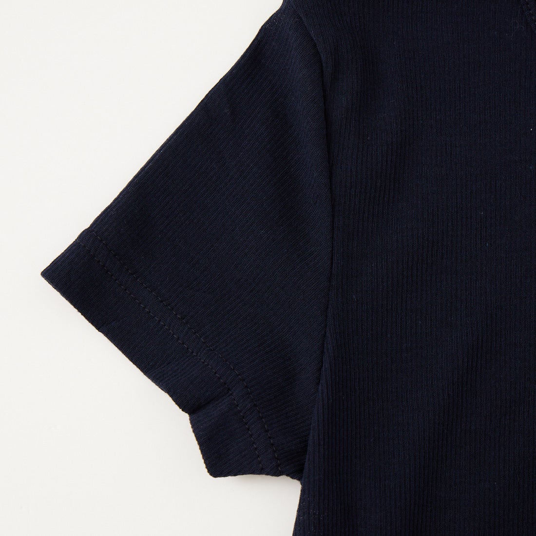 USINE [ユジーヌ] シアーリブヘンリーネックTシャツ [21267068] 076 ﾈｲﾋﾞｰ