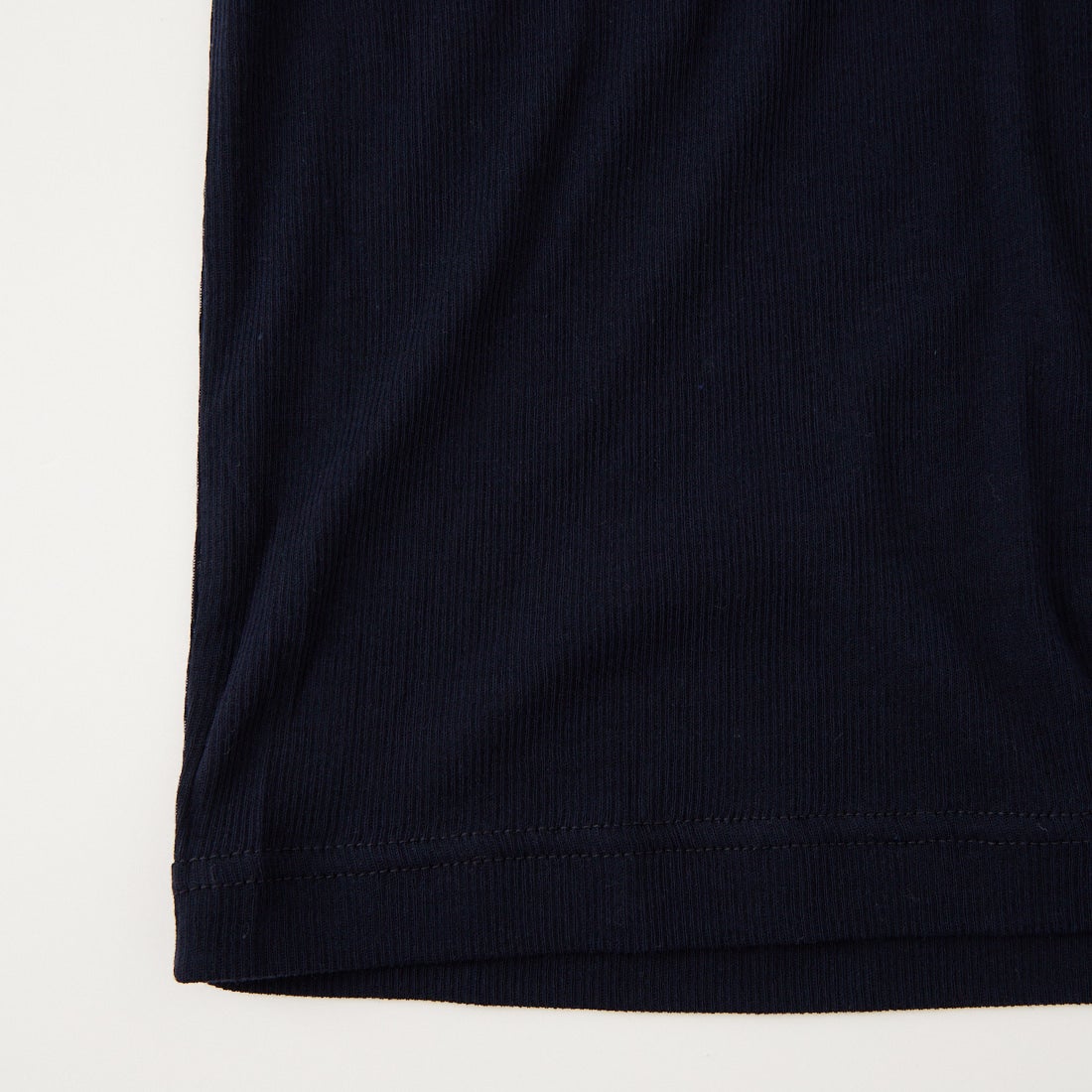 USINE [ユジーヌ] シアーリブヘンリーネックTシャツ [21267068] 076 ﾈｲﾋﾞｰ