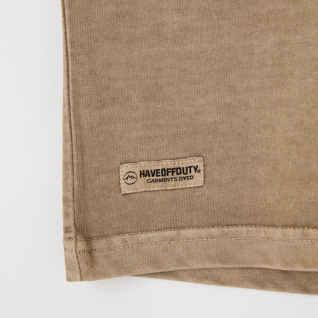 HAVEOFFDUTY [ハブオフデューティ] ガーメントダイ ハーフスリーブポケットTシャツ [HOD26-01-TS002] DESERT