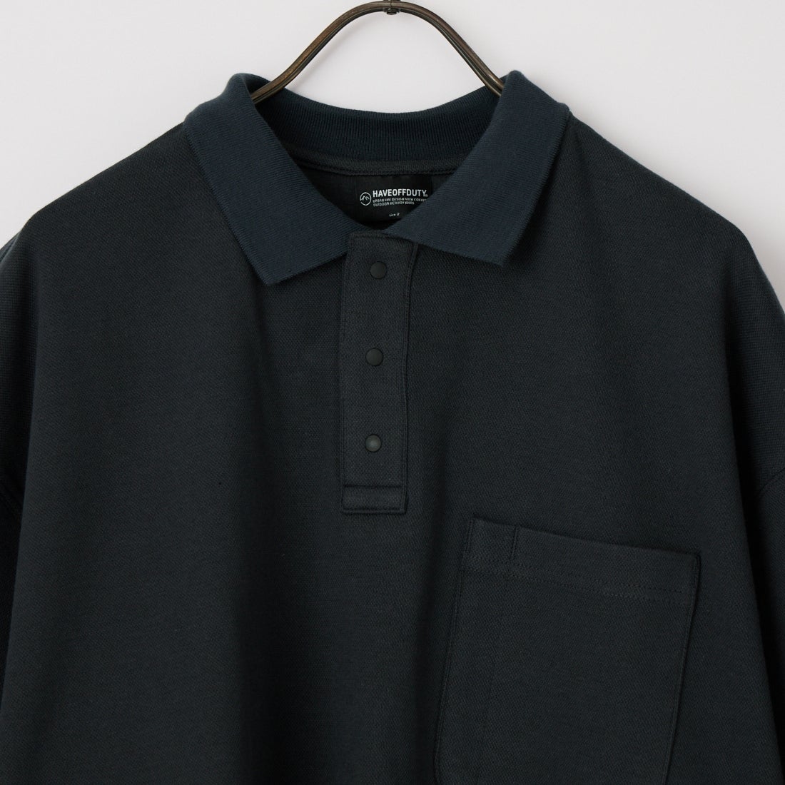 HAVEOFFDUTY [ハブオフデューティ] ペンポケットポロシャツ [HOD26-01-TS007] DARK GRAY