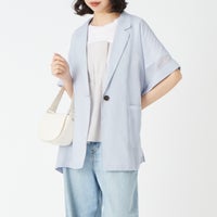 073 Lﾌﾞﾙｰ&&モデル身長：162cm 着用サイズ：F&&