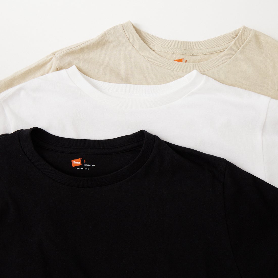 Hanes [ヘインズ] 3PクルーネックTシャツ by THE DODO JEAN [HW1-D703] 997 ASSORT