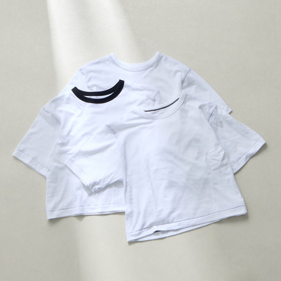 Hanes [ヘインズ] 3PリバーシブルクルーネックTシャツ by THE DODO JEAN [HW1-D702] 010 WHITE