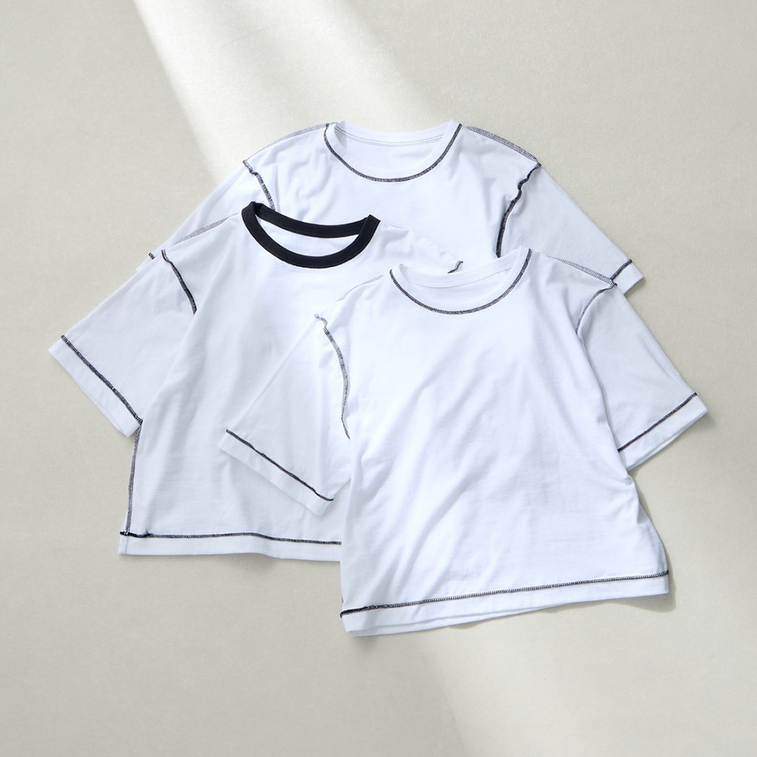 Hanes [ヘインズ] 3PリバーシブルクルーネックTシャツ by THE DODO JEAN [HW1-D702] 010 WHITE