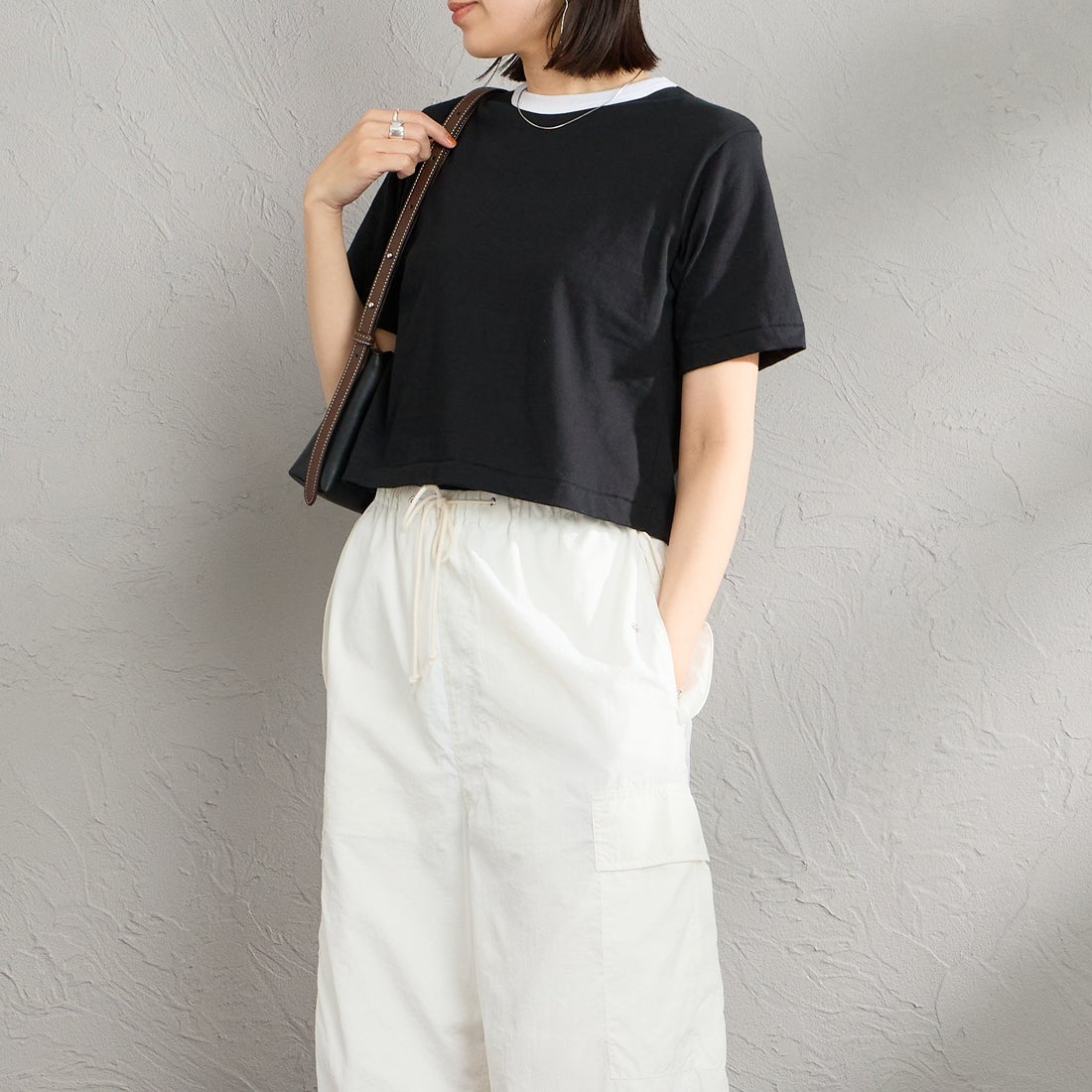 Hanes [ヘインズ] 3PリバーシブルクルーネックTシャツ by THE DODO JEAN [HW1-D702] 090 BLACK