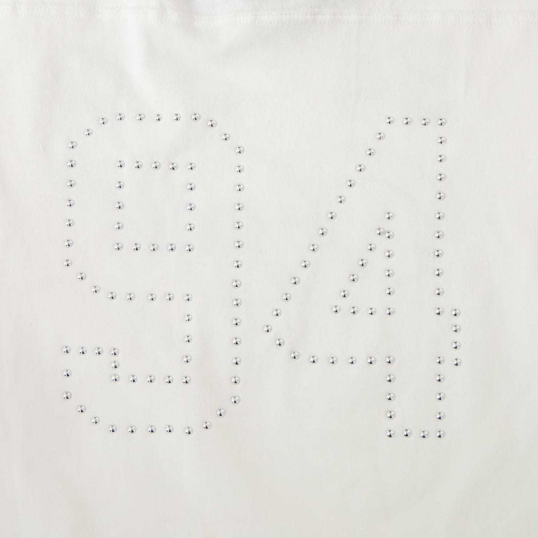 X-girl [エックスガール] スタッズナンバー 半袖ベビーTシャツ [105261011002] WHITE