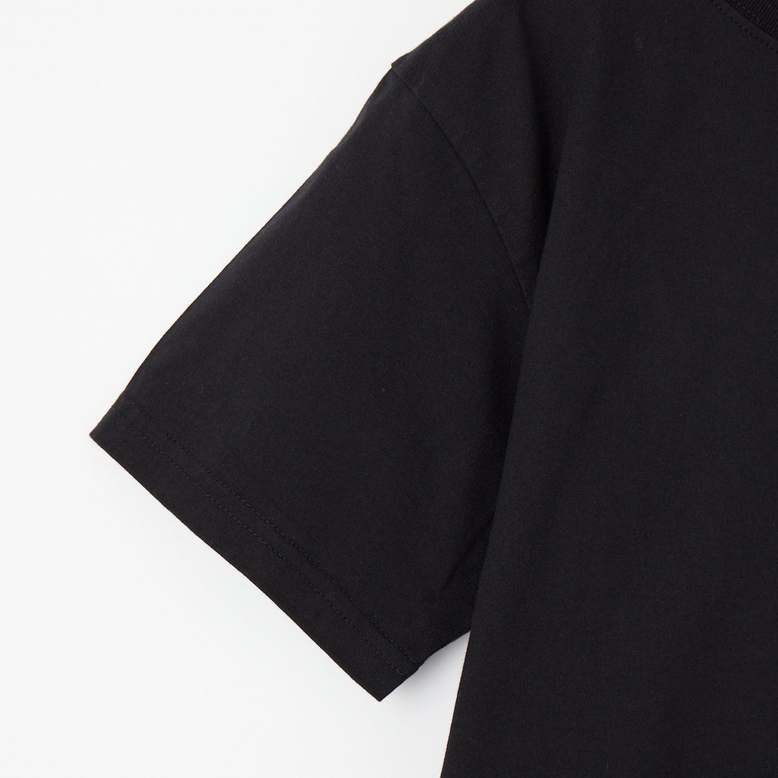 X-girl [エックスガール] カーシブスクリプトロゴ＆フェイス 半袖Tシャツ [105261011011] BLACK