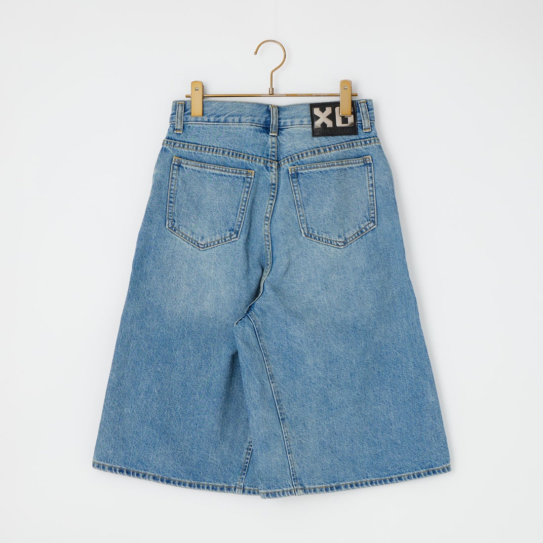 X-girl [エックスガール] フラップポケット ショーツ [105261031007] LTINDIGO