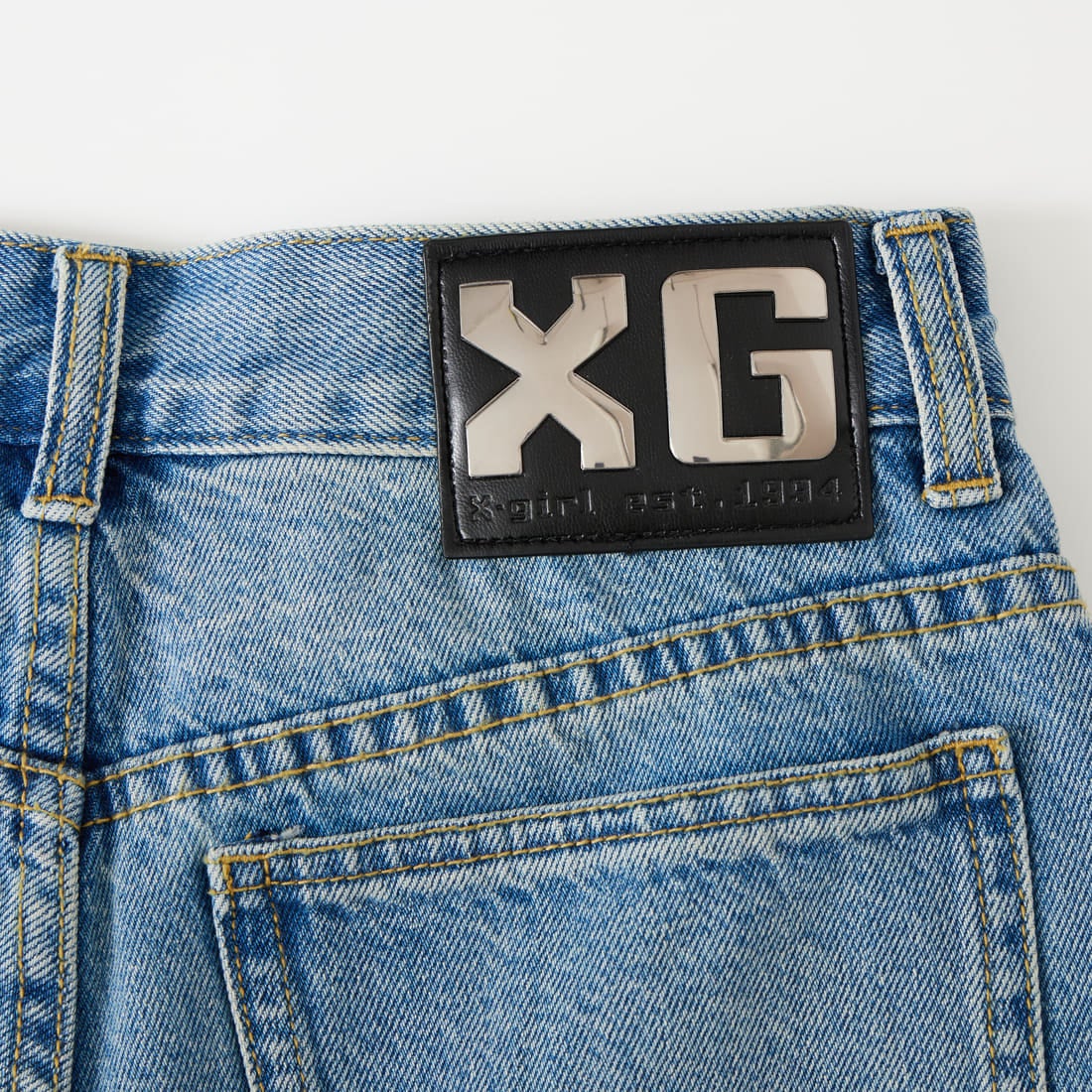 X-girl [エックスガール] フラップポケット ショーツ [105261031007] LTINDIGO