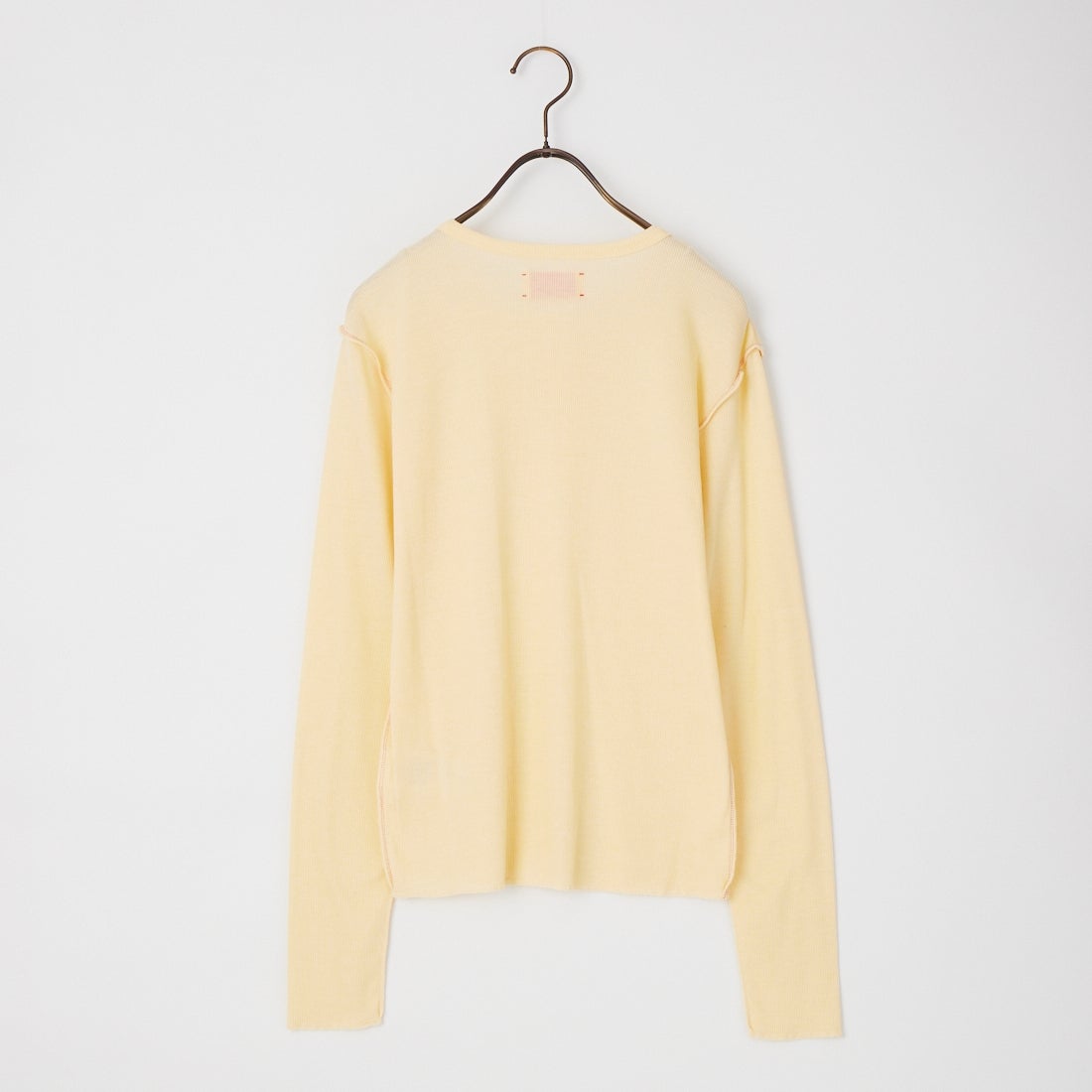 MEYAME [メヤメ] ソフトリブ サイドステッチ カーディガン [MEY-2335] CREAM