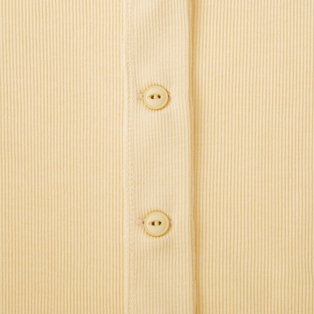 MEYAME [メヤメ] ソフトリブ サイドステッチ カーディガン [MEY-2335] CREAM