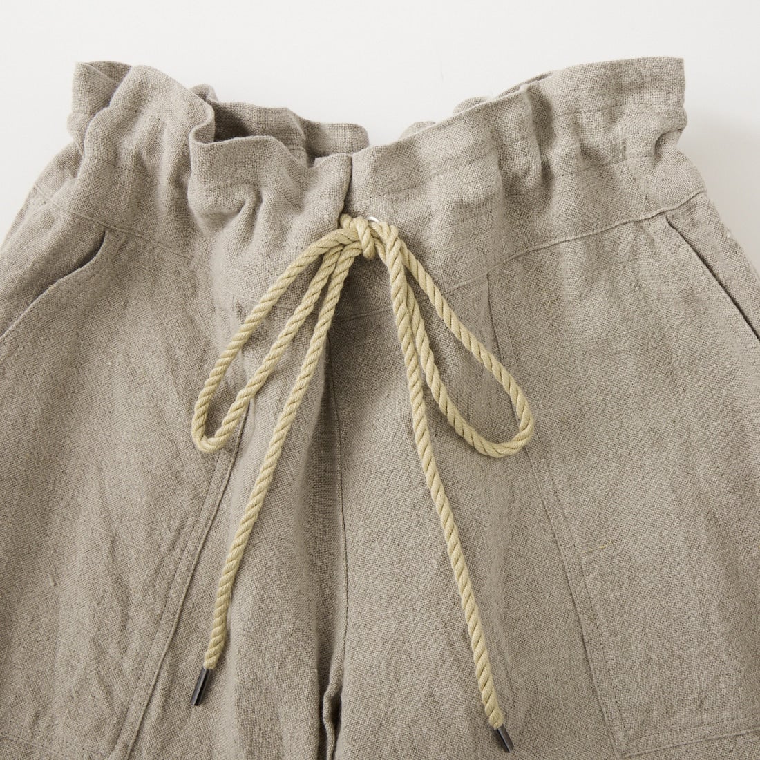 MEYAME [メヤメ] リネンコンフォート ドローストリングパンツ [MEY-2381] BEIGE