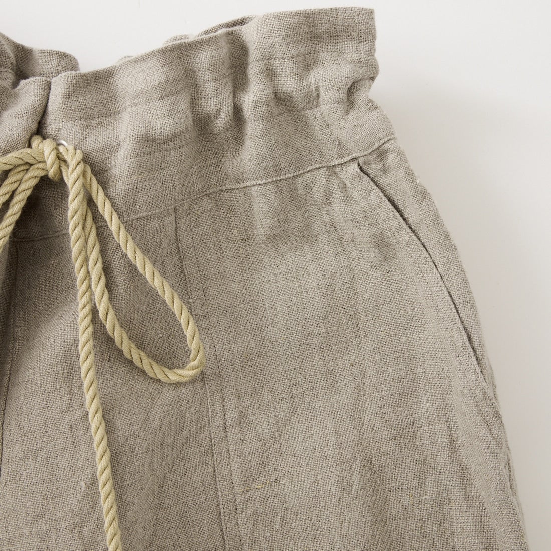 MEYAME [メヤメ] リネンコンフォート ドローストリングパンツ [MEY-2381] BEIGE