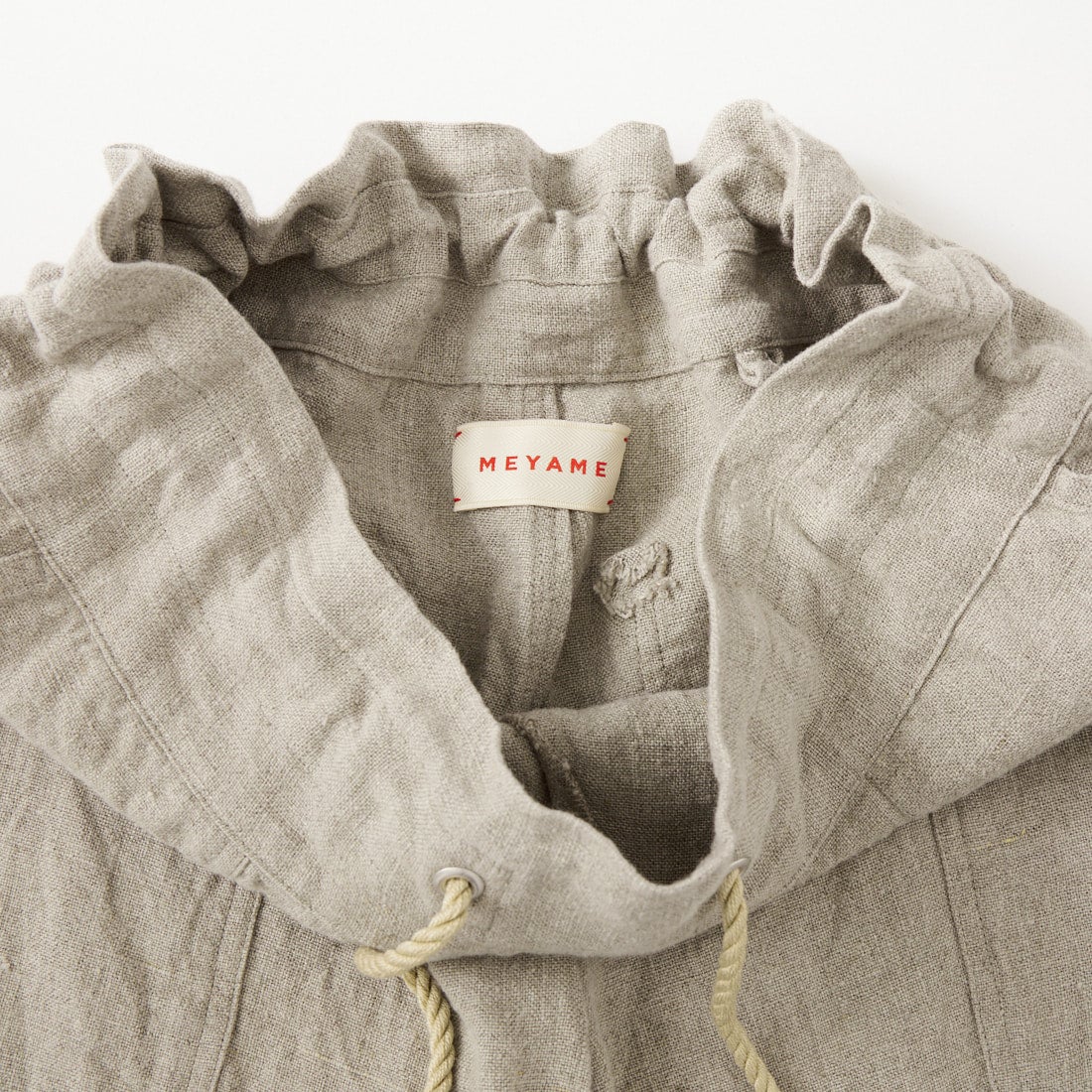 MEYAME [メヤメ] リネンコンフォート ドローストリングパンツ [MEY-2381] BEIGE