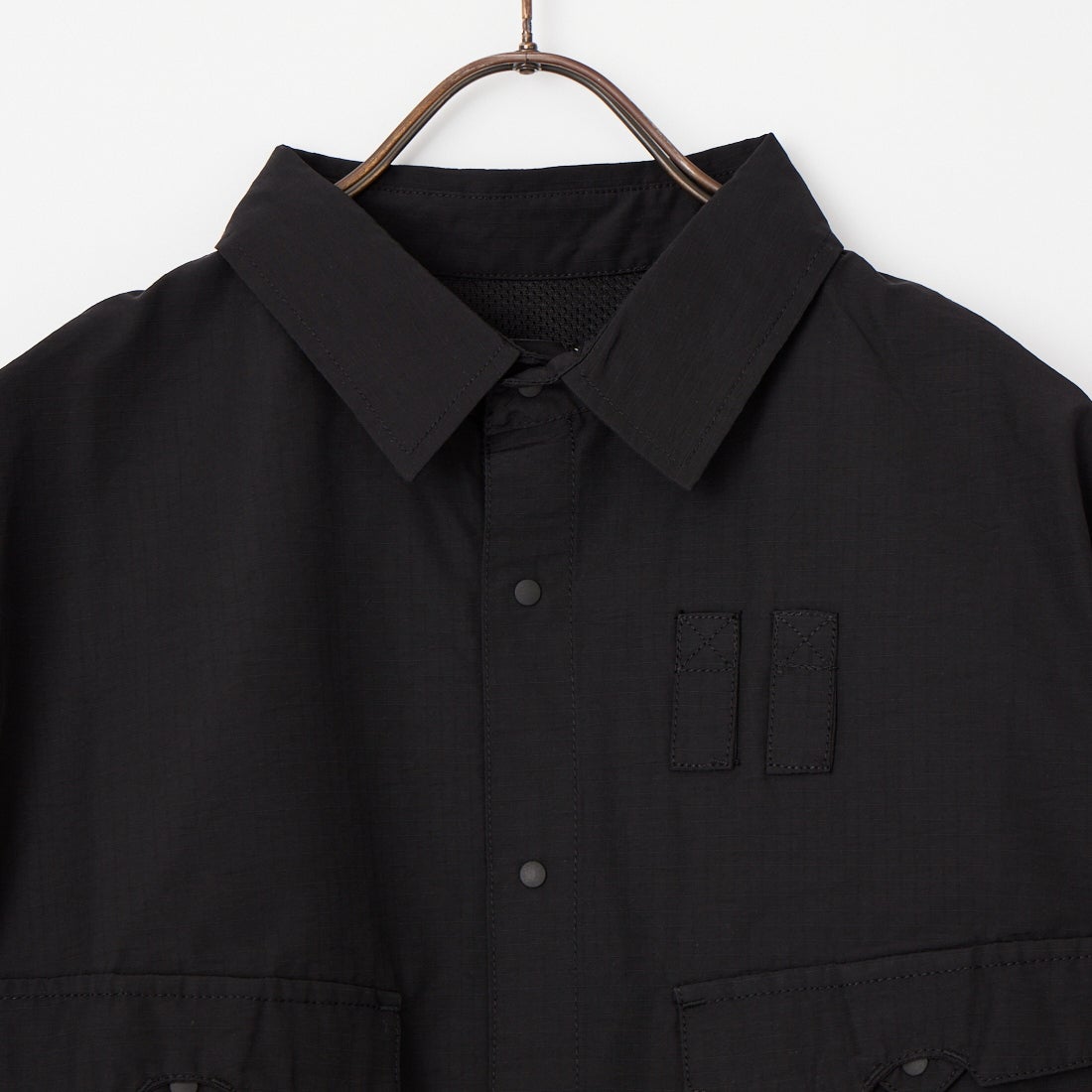 HAVEOFFDUTY [ハブオフデューティ] リップストップハイカーハーフスリーブシャツ [HOD26-01-ST002] BLACK