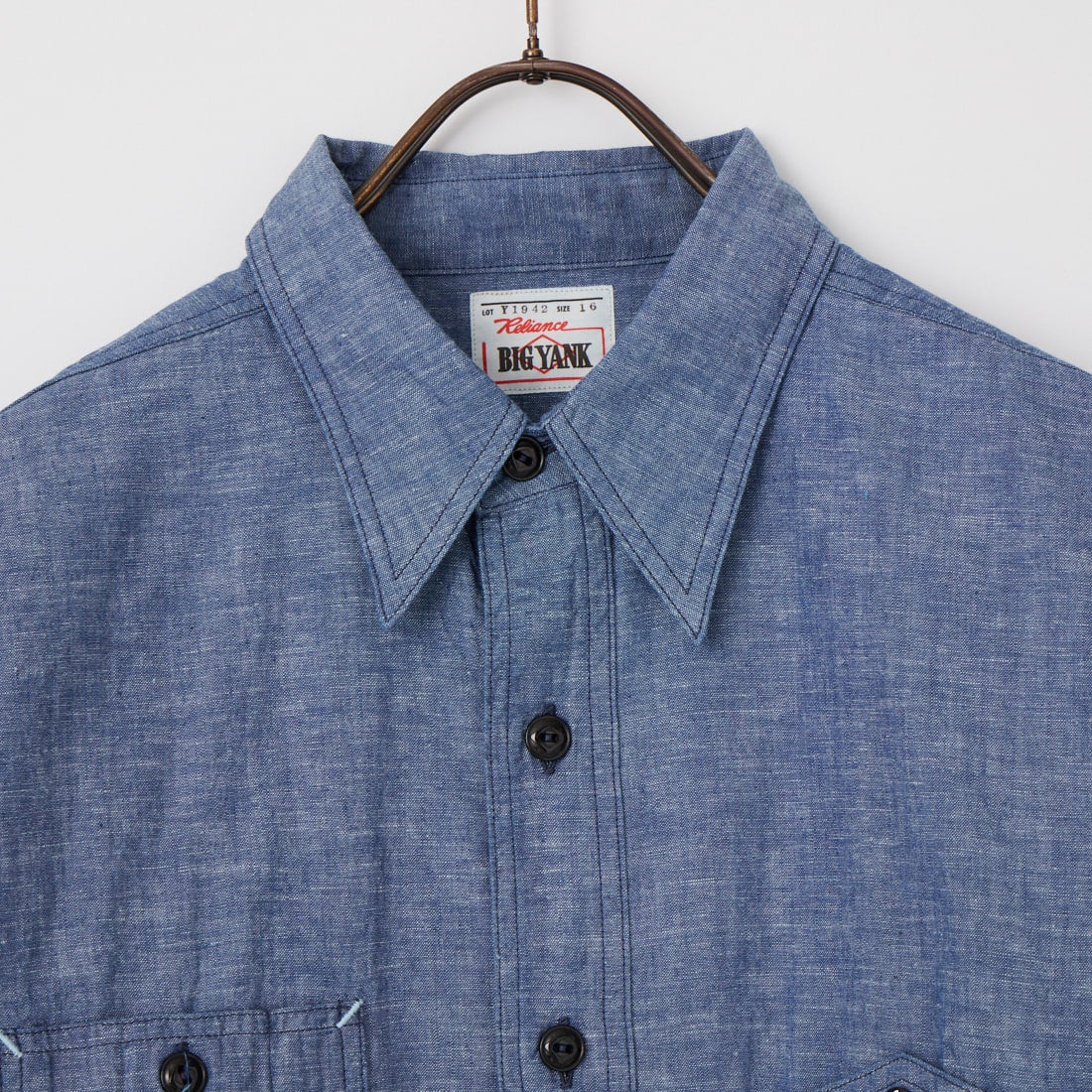 BIG YANK [ビッグヤンク] Y1942 シャンブレーシャツ [602-261-01] 400 INDIGO