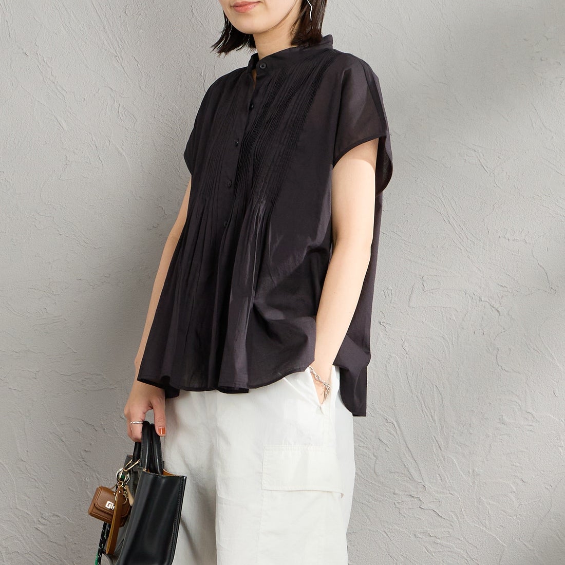 9900 BLACK&&モデル身長：160cm 着用サイズ：1&&