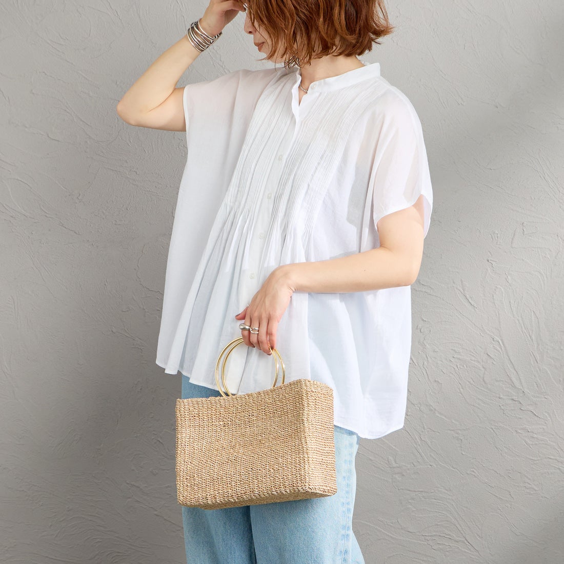 9000 O.WHI&&モデル身長：158cm 着用サイズ：1&&