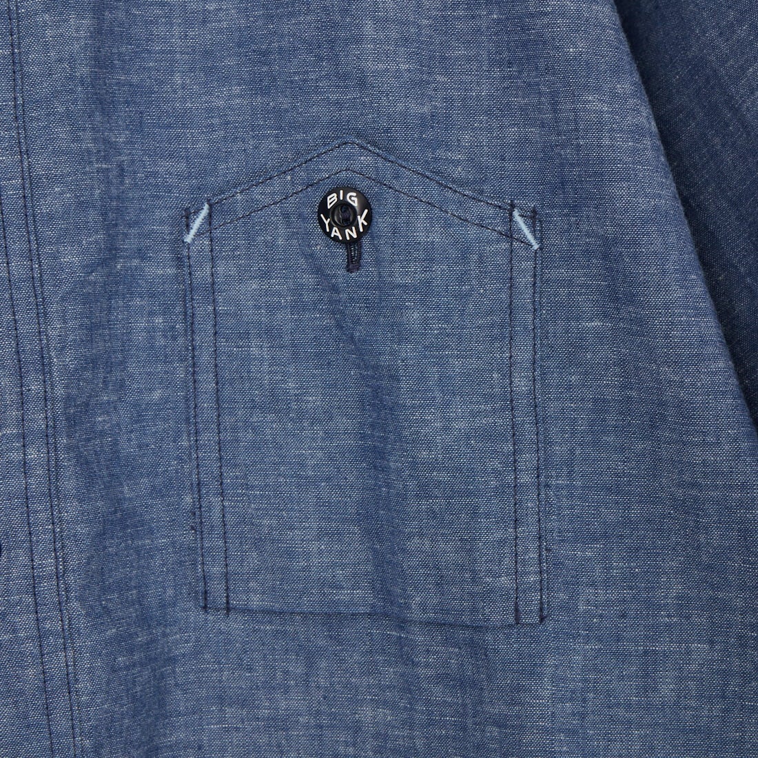 BIG YANK [ビッグヤンク] Y1942 ショートスリーブ シャンブレーシャツ [602-261-05] 400 INDIGO