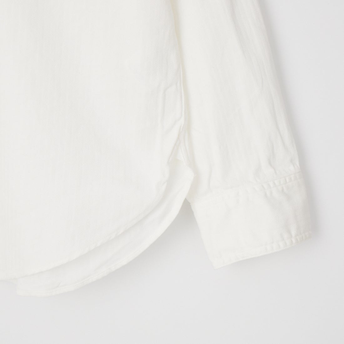 BIG YANK [ビッグヤンク] Y1943 ライトウェイト ミニヘリンボーンシャツ [602-261-02] 010 WHITE