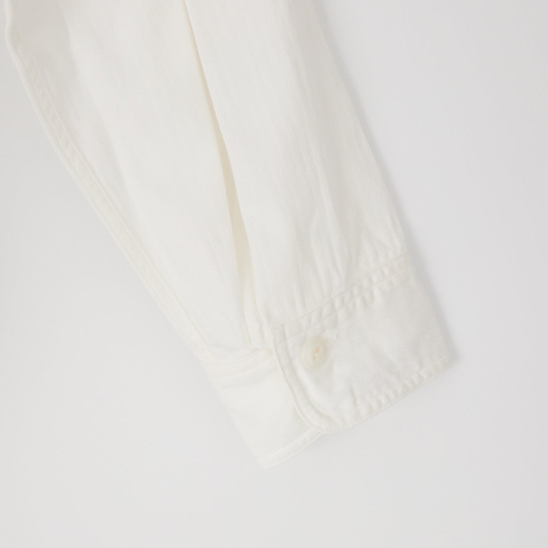 BIG YANK [ビッグヤンク] Y1943 ライトウェイト ミニヘリンボーンシャツ [602-261-02] 010 WHITE