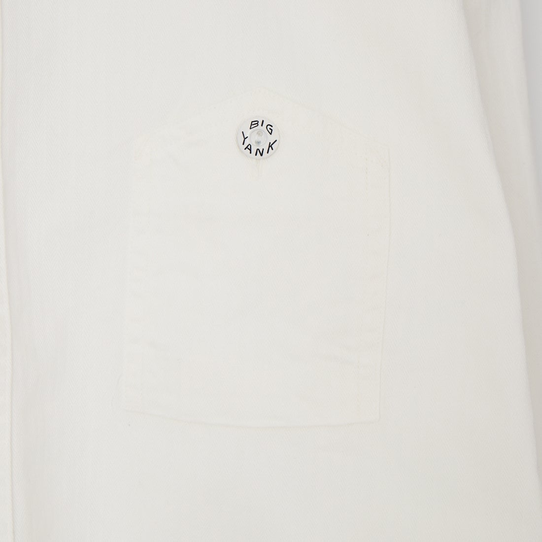 BIG YANK [ビッグヤンク] Y1943 ライトウェイト ミニヘリンボーンシャツ [602-261-02] 010 WHITE