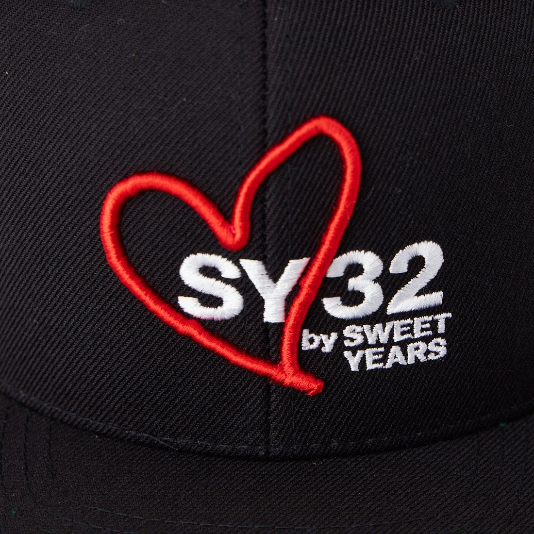 SY32 [エスワイサーティトゥ] ハートミックスロゴ スナップバックキャップ [32-26SN9-08] BLACK