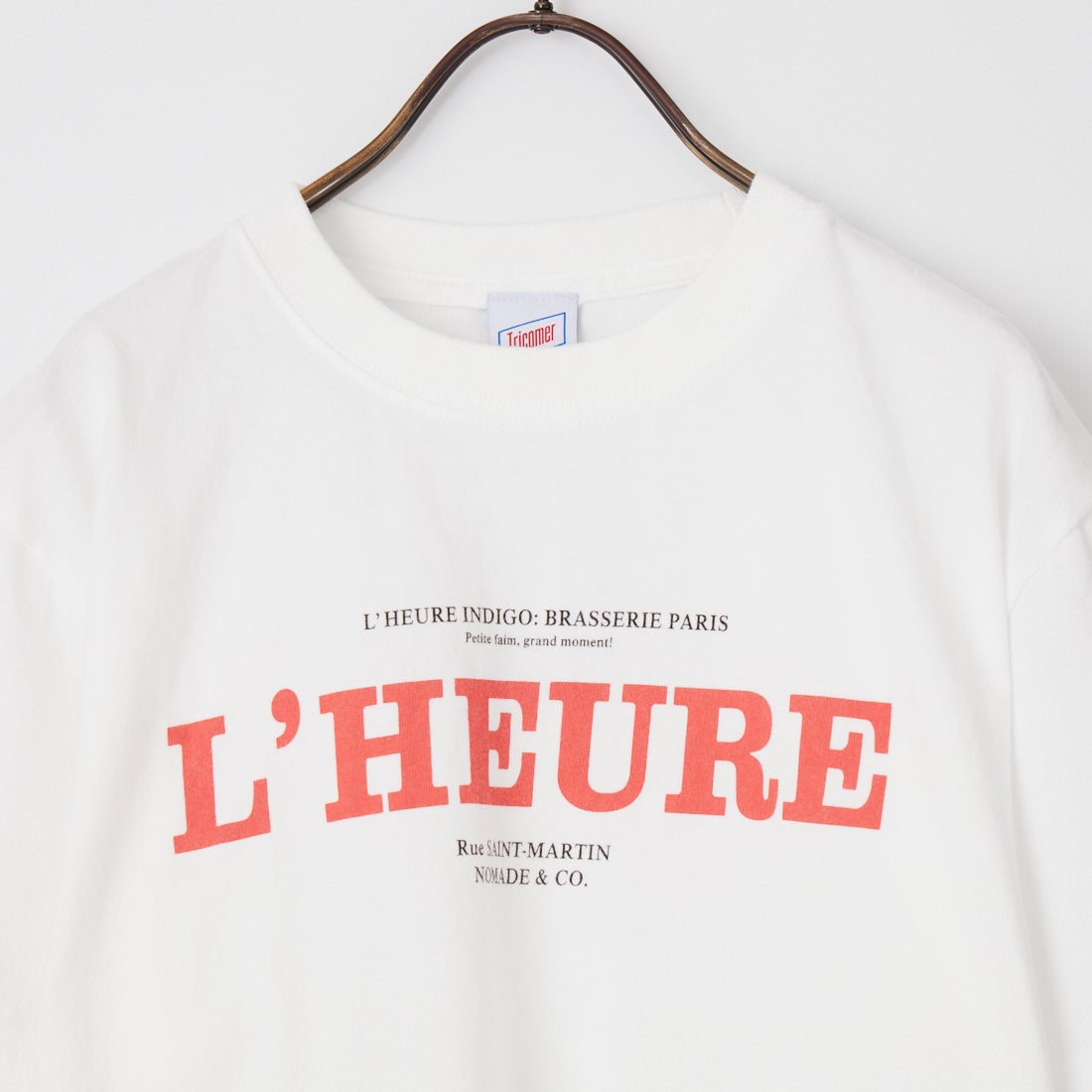 Tricomer [トリコメル] ロゴプリントTシャツ [TCMR-VTG-26002] WHITE