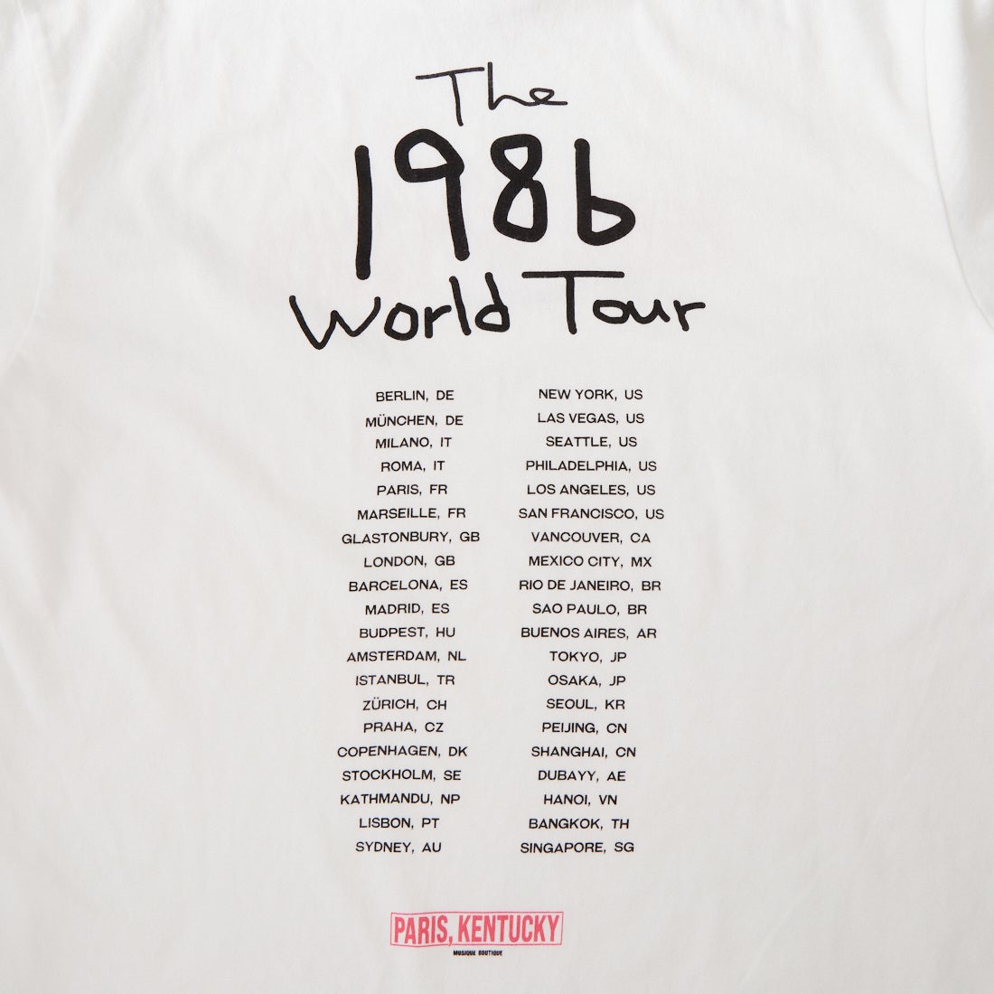 Tricomer [トリコメル] ロゴプリントTシャツ [TCMR-VTG-26009] WHITE