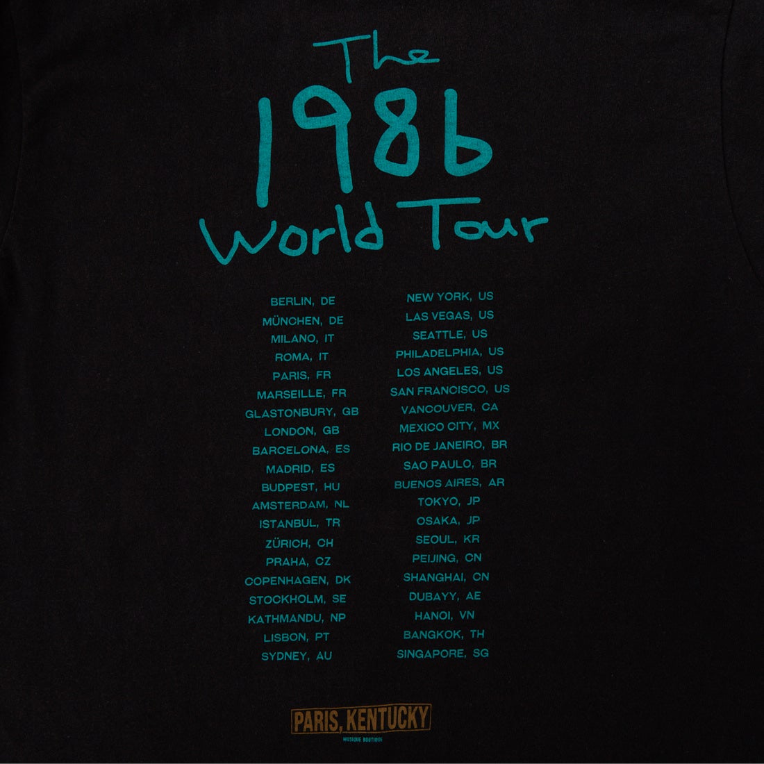 Tricomer [トリコメル] ロゴプリントTシャツ [TCMR-VTG-26009] BLACK